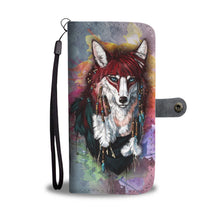 Load image into Gallery viewer, Native Wolf Wallet Case