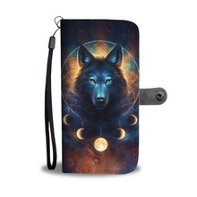 Load image into Gallery viewer, Galaxy Wolf Wallet Case