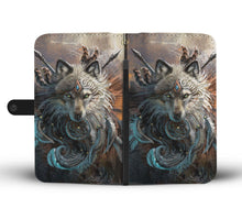Load image into Gallery viewer, Native Wolf Wallet Case