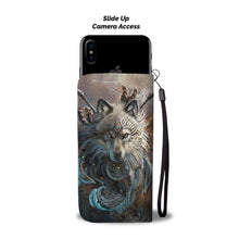 Load image into Gallery viewer, Native Wolf Wallet Case