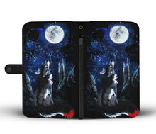 Load image into Gallery viewer, Moonlight Wolf Wallet Case