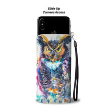Load image into Gallery viewer, Owl Wallet Case 11