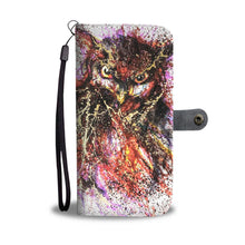 Load image into Gallery viewer, Owl Wallet Case 19
