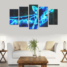 Load image into Gallery viewer, Giraffe Canvas Wall Art 5-Pieces