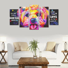 Load image into Gallery viewer, Bichon Frise Canvas Wall Art 5-Pieces